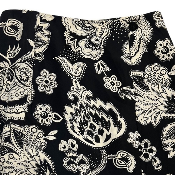 Vintage Dana Buchman 100% Silk Faux Wrap Skirt Size 8 - Picture 6 of 7